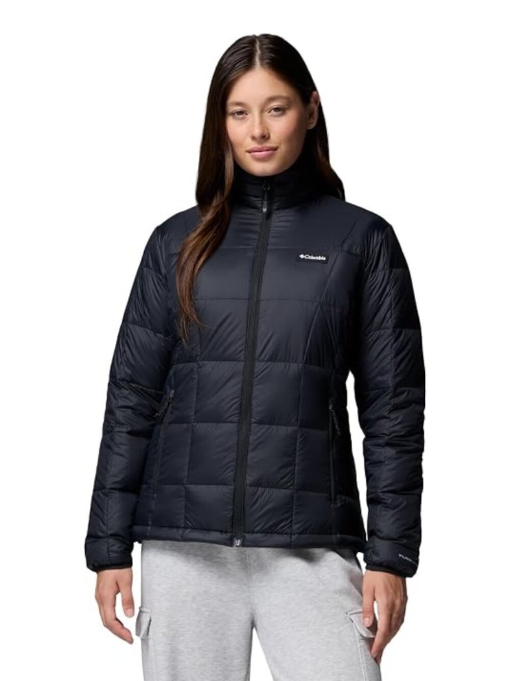 Columbia Women's Black Voodoo Falls 590 Turbodown II Puffer Jacket Size M